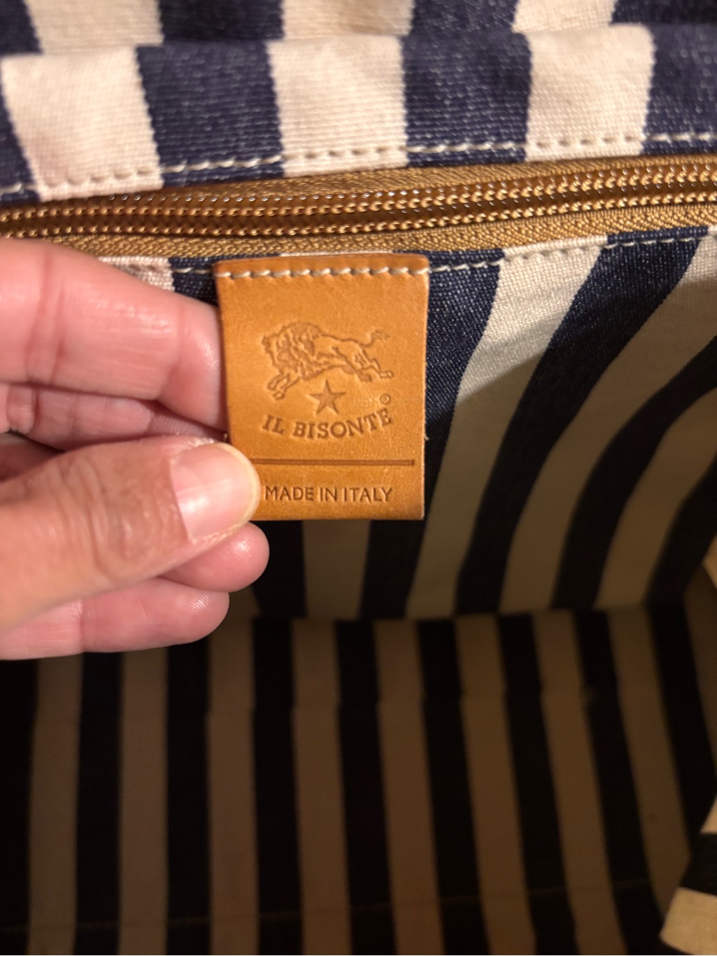 Il Bisonte ~ Caramella Medium Tote ~ New — image 8 of 8